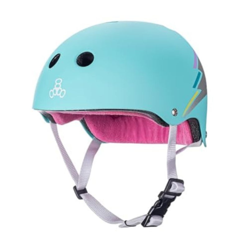 Triple Eight Certified Sweatsaver Helmet for Skateboarding, BMX, Roller Derby, Roller Skating, Inline Skating, Scooter and Bike - Image 2